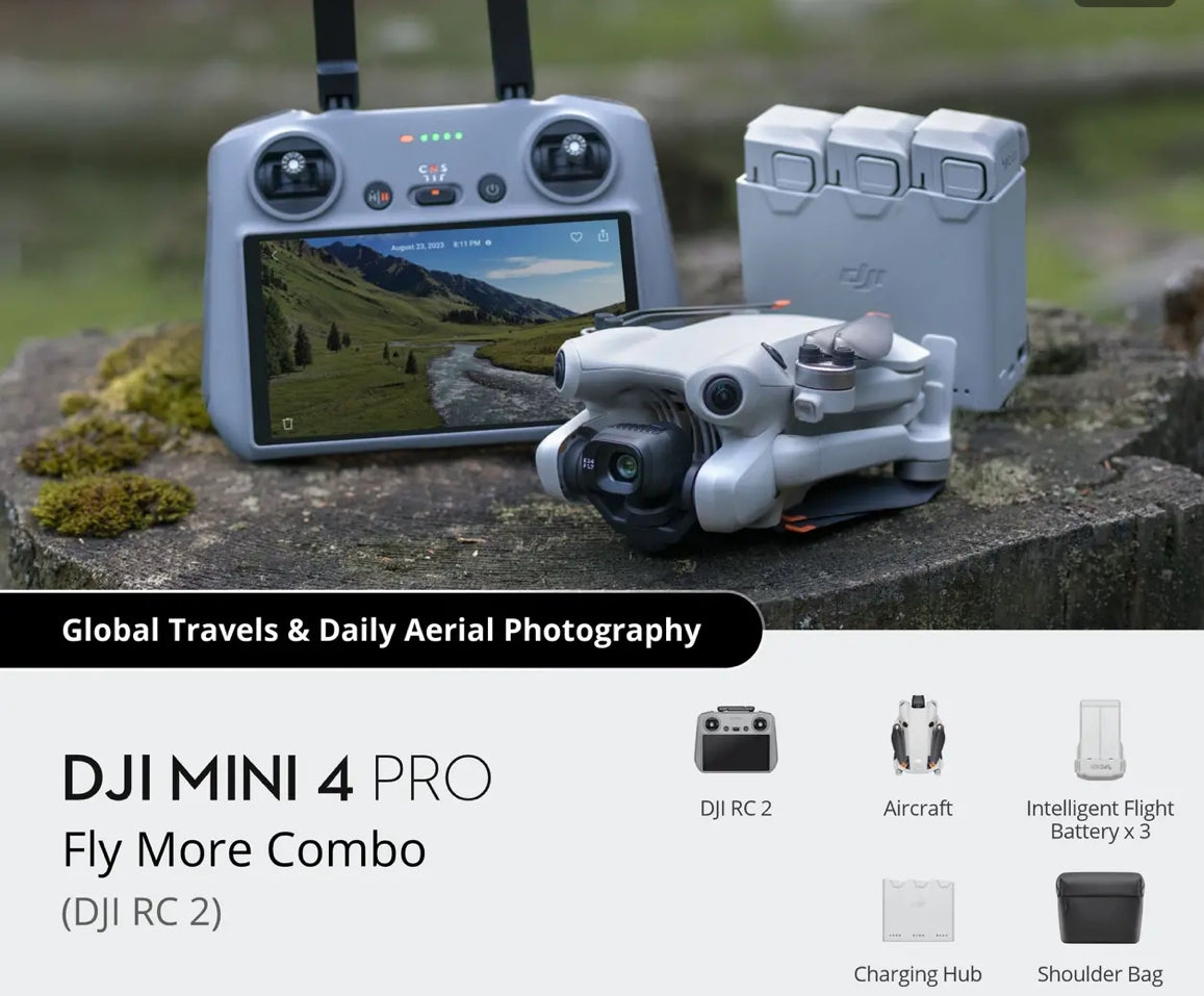 DJI Mini 4 Pro Fly More Combo (DJI RC 2)