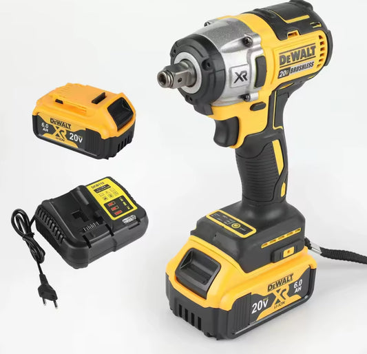 Dewalt DCF880 20V XR Brushless Impact Wrench with 6Ah Battery and Charger